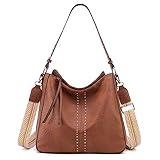 Montana West Hobo Bag for Women Designer Purses and Handbags Tote Shoulder Bags with Guitar Strap,MWC-128ABR