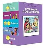 Raina Telgemeier Collection Box Set (Smile, Drama, Sisters, Ghosts, Guts)