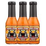 Wing Time Buffalo Wing Sauce Medium 13.0 OZ (3 Pack of 3)