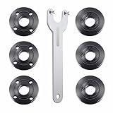 7PCS Angle Grinder Nut Angle Grinder Wrench Kit 5/8-11 Flange Metal Lock Nut for Compatible with Dewalt Milwaukee Makita193465-4 Metabo Bosch Ryobi Black Decker 4.5" 5" Grinder Parts