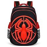 Fanquexy Kids School Backpack, Super Hero Cartoon Schoolbag Lightweight Waterproof Book Bag for Kids Boys Large Capacity Back to School Children Supplies Birthday,Halloween,Christmas Gifts