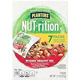 PLANTERS NUT-rition Heart Healthy Mix with Walnuts, 7.5 oz Box (Contains 7 Individual Pouches) - On-the-Go/ Work/School Snack and Active Lifestyle Snack - Great Camping Snacks - Kosher