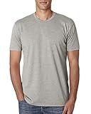 Next Level Apparel Men's Premium Fitted CVC T-Shirt (6210), Silk, X-Large