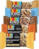 Kind Breakfast Bars, 5 Flavors Variety - (12 Pack = 24 Total Bars)