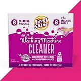 Lemi Shine Washing Machine Cleaner | Powered By Citric Acid | 100% Guaranteed Hard Water Cleaner | Compatible with Front & Top Load Washing Machines, 8 Count