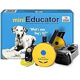 E-Collar - ET-300-1/2 Mile Remote Waterproof Trainer Mini Educator Remote Training Collar - 100 Training Levels Plus Vibration and Sound - Includes PetsTEK Dog Training Clicker