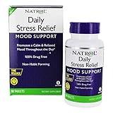 Natrol Daily Stress Relief 100 mg, Dietary Supplement, Mood + Stress, 30 Tablets, 30 Day Supply