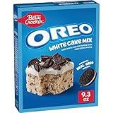 Betty Crocker OREO White Cake Mix, White Cake Baking Mix With OREO Cookie Pieces, 9.3 oz