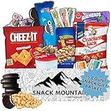 Snack Mountain Care Package Variety Halloween Snack Box Back to School Gift Basket Food Gifts for Office Teens Ultimate Treat Box for Adults & Kids Variety Pack Candy Gift Basket Movie Night Bundle Set College Guys Girls