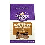 Old Mother Hubbard by Wellness Classic P-Nuttier Natural Dog Treats, Crunchy Oven-Baked Biscuits, Ideal for Training, Large Size, 3.3 pound bag