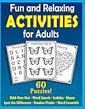 Fun and Relaxing Activities for Adults: Puzzles for People with Dementia [Large-Print] (Easy Activities)