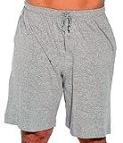 At The Buzzer 14501-Grey-XL Men's Pajama Shorts/Sleepwear/PJs