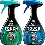 Febreze Unstopables Touch Fabric Spray and Odor Fighter, Fresh & Breeze, 16.9 oz, Pack of 2