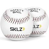 SKLZ Soft Cushioned Safety Baseballs, 2 Pack, White Pearl