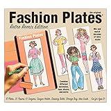 Fashion Plates — Retro Remix Edition — Mix-and-Match Drawing Set — Make 100s of Fabulous Fashion Designs — Ages 6+