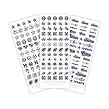 165PC Texas Football Nail Decal Stickers Cute Sporty Chic Water Transfer Nail Art Fun Gifts for Her