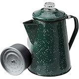 GSI Outdoors Percolator Coffee Pot | Enamelware Campfire Coffee Boiler Kettle for Outdoor Camping Cookware, Cabin, RV, Kitchen, Hunting & Backpacking