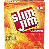 Slim Jim Original Smoked Meat Sticks, Keto Friendly, 44 oz. 100-Count Box