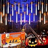 Halloween Decorations, 20pcs Floating Candles with Wand Remote, Flickering Warmer Light Flameless Candles, Magic Hanging Candles with DIY Sticker, Halloween Decorations Decor Indoor Outdoor Party (20)