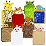 Little Learner Lab Sensory Zoo Buddies: 8-Pack Sensory Mats for Autistic Children | Sensory Toys for Kids with Autism | Toys for Autistic Kids Ages 3-5 | Sensory Toys for Toddlers