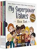 My Superpower Values 8 Book Box Set (Books 1-8: Kindness, Mindfulness, Acceptance, Gratitude, Confidence, Honesty, Patience, and Love) (My Superpower Books)