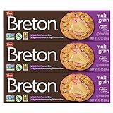 Breton Multigrain Crackers, 7.3 Ounce (Pack of 3)