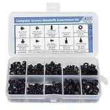 400PCS Computer Screws Motherboard Standoffs Assortment Kit for Universal Motherboard, HDD, SSD, Hard Drive,Fan, Power Supply, Graphics, PC Case for DIY & Repair