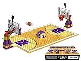 Nicolababe Building Block Education Toy - Basketball Court Baseplates and Sets of 2 Basketball Stands Building Bricks for Basketball Game - Compatible with Major Brands (Basketball Playset)