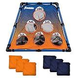 Franklin Sports 6 Hole Bean Bag Toss - Indoor + Outdoor Bean Bag Toss Set with (6) Bags Included - Bean Bag Toss for Kids + Adults