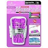 Taylor Seville Originals Comfort Grip Magic Pins Extra Long Regular -Quilting Supplies-Sewing Supplies-Sewing Notions-50 Count