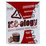 Body Nutrition ISO-Ology Leucine-Enhanced Whey Isolate Protein Powder, Gluten-Free Pure Whey Protein Isolate, Low Sugar & Low Carb Protein Powder, Post-Workout Shake, Chocolate Peanut Butter Cup, 34g