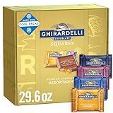 GHIRARDELLI Premium Chocolate Assortment SQUARES Gift Box, 29.6 oz