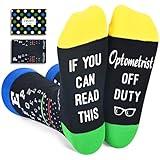 Zmart Optometry Gifts for Men Women - Optometrist Gifts Optician Gifts Eye Doctor Gifts Ophthalmologist Gifts, Optometry Socks Eye Chart Socks