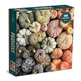 Galison Heirloom Pumpkins Puzzle, 1000 Pieces, 27” x 20” – Difficult Jigsaw Puzzle Featuring Stunning and Colorful Artwork – Thick, Sturdy Pieces, Challenging Family Activity