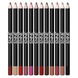 IS'MINE Matte Lip Liner Set - 12 Assorted Colors High Pigmented Natural Lip Makeup Soft Pencils Longwear Smooth Ultra Fine (Color Set -1)