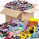 Easter Candy Mix, Bulk 5 Lb Variety of Individually Wrapped Milk Chocolate, Pastel Colored Candy, Cadbury Mini Eggs, KitKat Bars, Peanut Butter Cups, Hershey'sKisses, For Egg Hunts, Basket Fillers