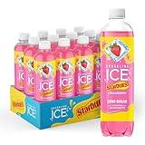 Sparkling Ice STARBURST Strawberry, Zero Sugar Flavored Sparkling Water, with Vitamins and Antioxidants, Low Calorie Beverage, 17 fl oz Bottles (Pack of 12)