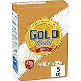 Gold Medal Premium Quality All Natural Whole Wheat Flour For Baking, 5 lb