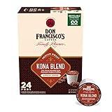 Don Francisco's Kona Blend Medium Roast Coffee Pods, 10% Kona Coffee, 24 Count - Recyclable Single-Serve Pods, Compatible with Keurig K-Cup Coffee Makers