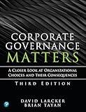 Corporate Governance Matters