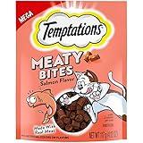 Temptations Meaty Bites Soft and Savory Cat Treats Salmon Flavor, 4.12 oz. Pouch