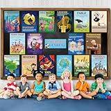 17Pcs Literary Genres Posters for Classroom Literature Bulletin Board Reading Genre Posters Educational Literary Genres Posters Wall Art Print Decor Supplies for High Middle School Reading Classroom