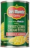 Del Monte Cream Style Sweet Corn No Salt Added, 14.75 oz