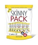 SkinnyPop Popcorn, Gluten Free, Non-GMO, Healthy Snacks, Skinny Pop Dairy Free White Cheddar Popcorn Snack Packs, 0.65 Oz Individual Size Snack Bags (6 Count)