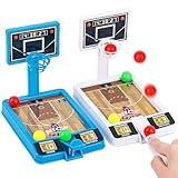 Shindel 2 Sets of Mini Basketball Game Toys, Tabletop Basketball Shooting Game Desk Games for Office Adult Boys Girls Birthday Gift