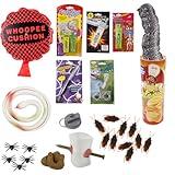 TOYMAKER 26Pcs Prank Kit, Pranks for Kids Magic Potato Chip Cans Fries Toys April Fool Day Funny Toys Kids Prank Gadgets Gags & Practical Joke Toys Gag Box