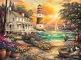 Buffalo Games - Chuck Pinson - Cottage By The Sea - 1000 Piece Jigsaw Puzzle