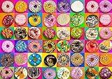 Jigsaw Puzzles 1000 Pieces for Adults, Families (Donuts) Pieces Fit Together Perfectly