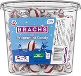 Brach's Bobs Sweet Stripes Soft Peppermint Candy, 160 Individually-Wrapped Pieces, 28 Ounce Jar