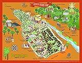 Jerusalem Map Poster for Kids with Illustrated Easter Story Events of Jesus' Last Week – 17” X 22” – Christian History & Art For Home Homeschool Church Or Sunday Bible School, – Faith Artwork Teaching Gods Word